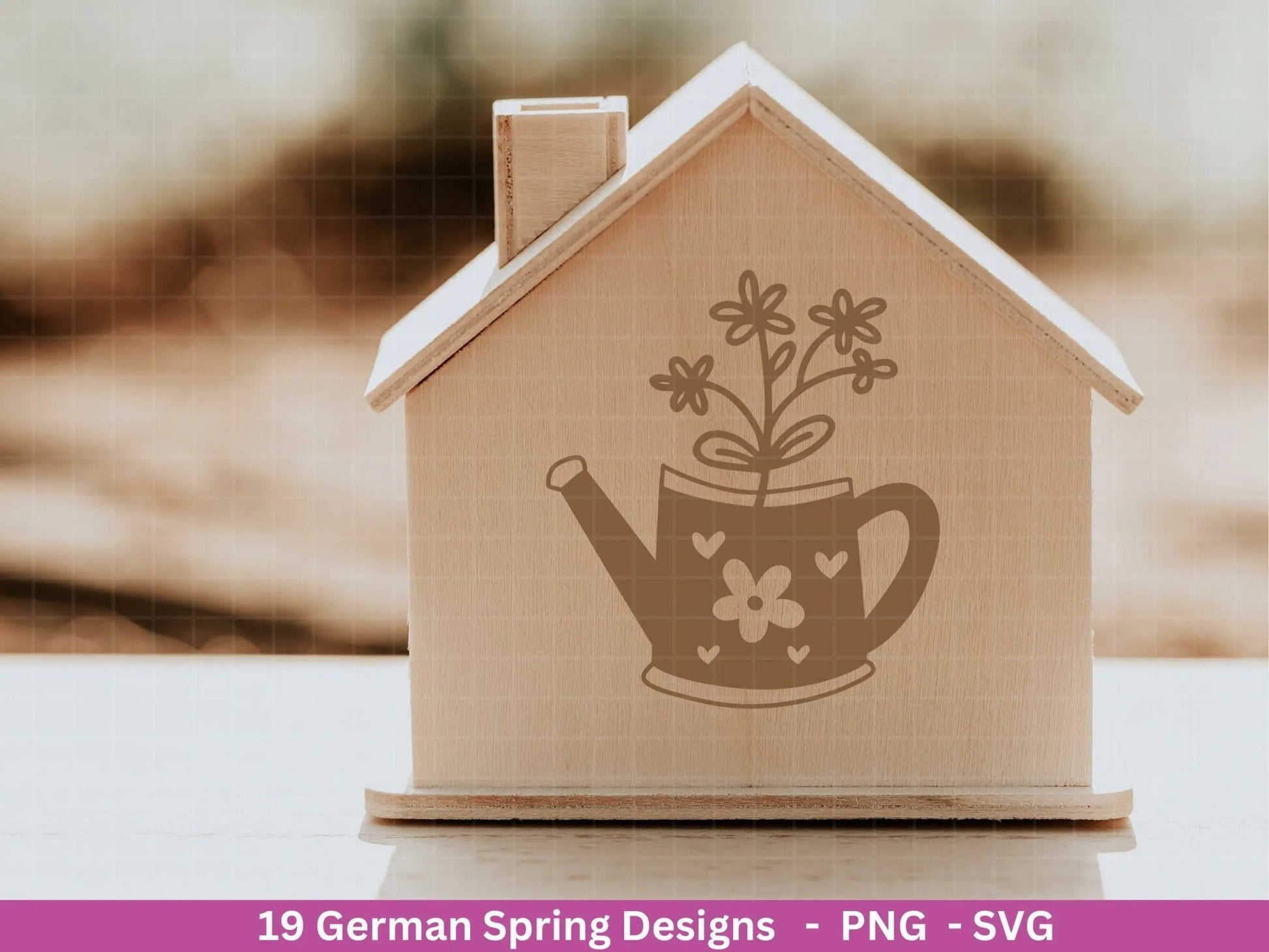 Deutsche Plotterdatei Frühling - Hallo Frühling - Cricut Silhouette Studio Plotterdatei - Ostern Svg - Ostergrüße - Frühlings Bundle