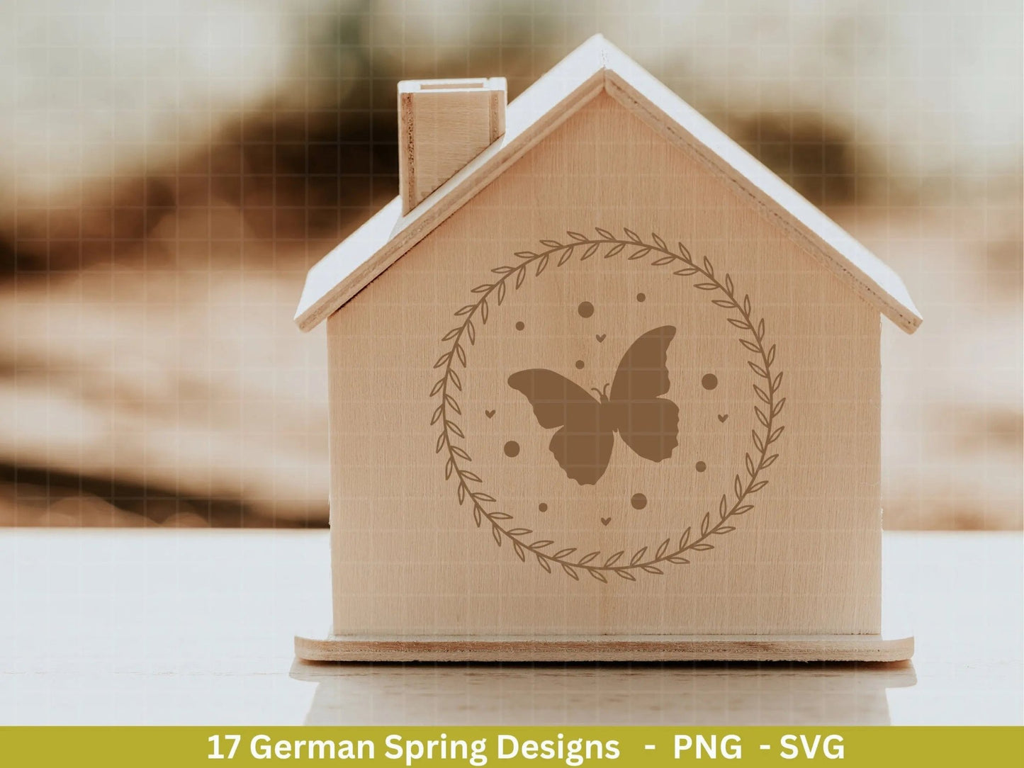 Deutsche Plotterdatei Frühling - Hallo Frühling - Cricut Silhouette Studio Plotterdatei - Ostern Svg - Ostergrüße - Frühlings Bundle