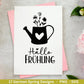 Deutsche Plotterdatei Frühling - Hallo Frühling - Cricut Silhouette Studio Plotterdatei - Ostern Svg - Ostergrüße - Frühlings Bundle