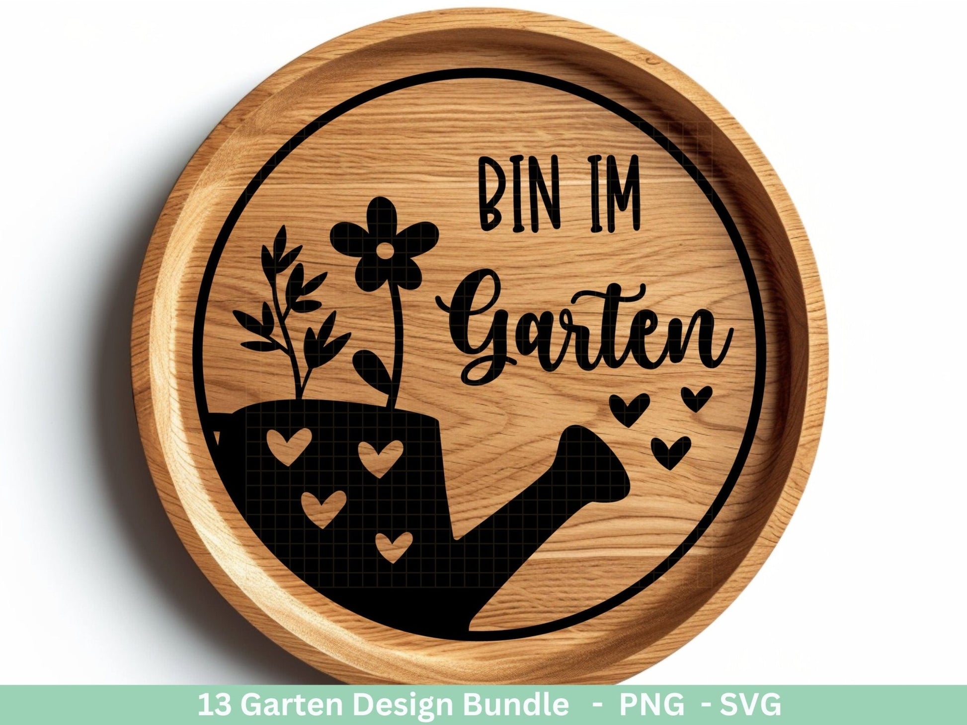 Deutsche Plotterdatei Garten - Gartendeko - Frühling svg - Cricut Silhouette - Lieblingsplatz - Schubkarre - Gartengeschenke - Gartenliebe - EmidaDesign