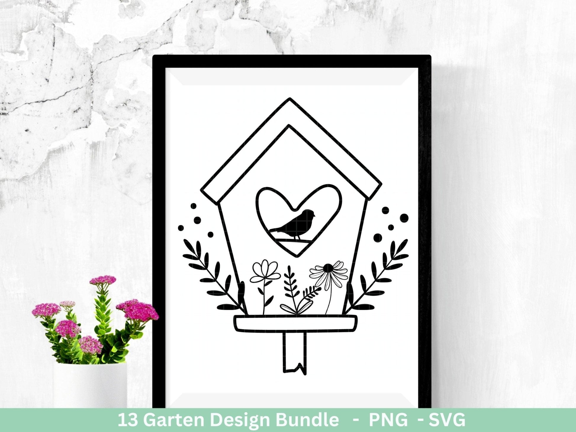 Deutsche Plotterdatei Garten - Gartendeko - Frühling svg - Cricut Silhouette - Lieblingsplatz - Schubkarre - Gartengeschenke - Gartenliebe - EmidaDesign