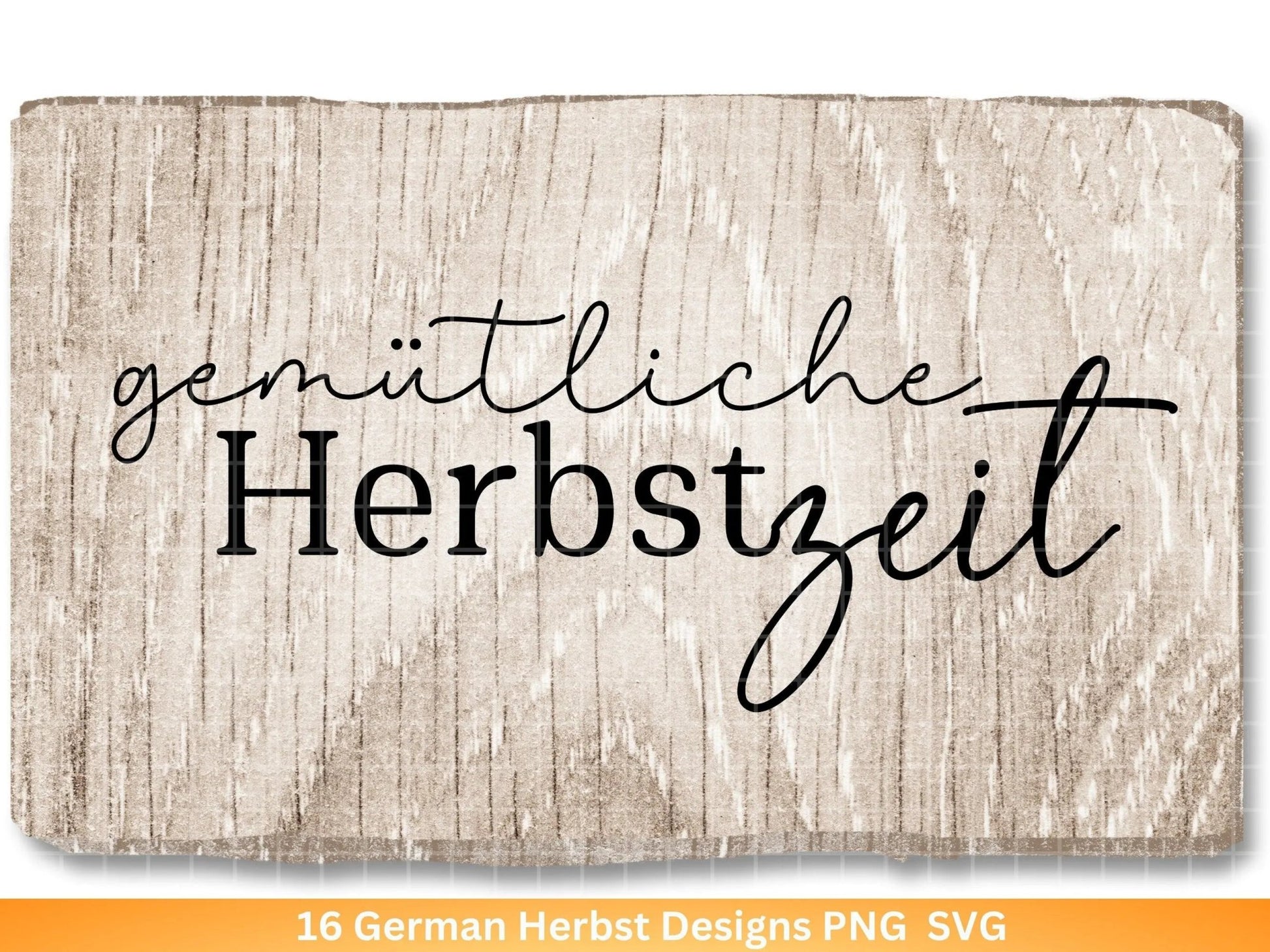 Deutsche Plotterdatei Herbst - Hallo Herbst - Cricut Silhouette Studio Plotterdatei -Herbstzauber - Herbstgrüße SVG Bundle - Kürbis Blätter