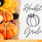 Deutsche Plotterdatei Herbst - Hallo Herbst - Cricut Silhouette Studio Plotterdatei -Herbstzauber - Herbstgrüße SVG Bundle - Kürbis Blätter