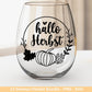 Deutsche Plotterdatei Herbst - Hallo Herbst - Cricut Silhouette Studio Plotterdatei - Herbstzauber - Herbstgrüße SVG Bundle - Kürbis Blätter - EmidaDesign