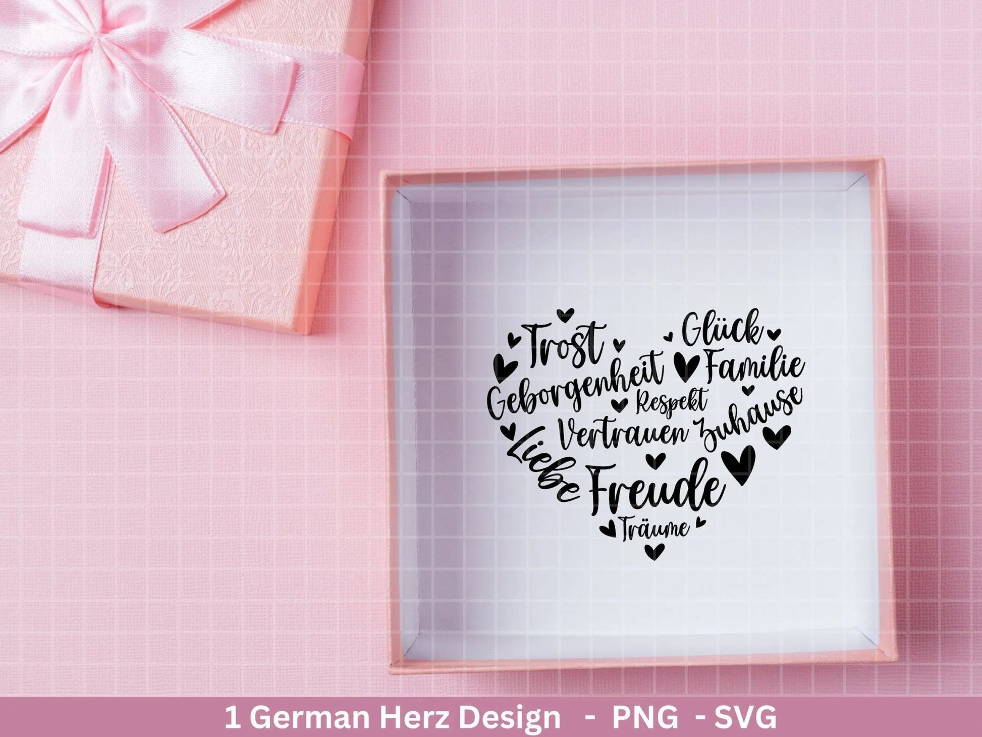 Deutsche Plotterdatei Herz Du bist - Plotterdatei Muttertag svg - Herz svg - Deutsche Sprüche svg - Plotterdatei Geburtstag - Cricut Datei