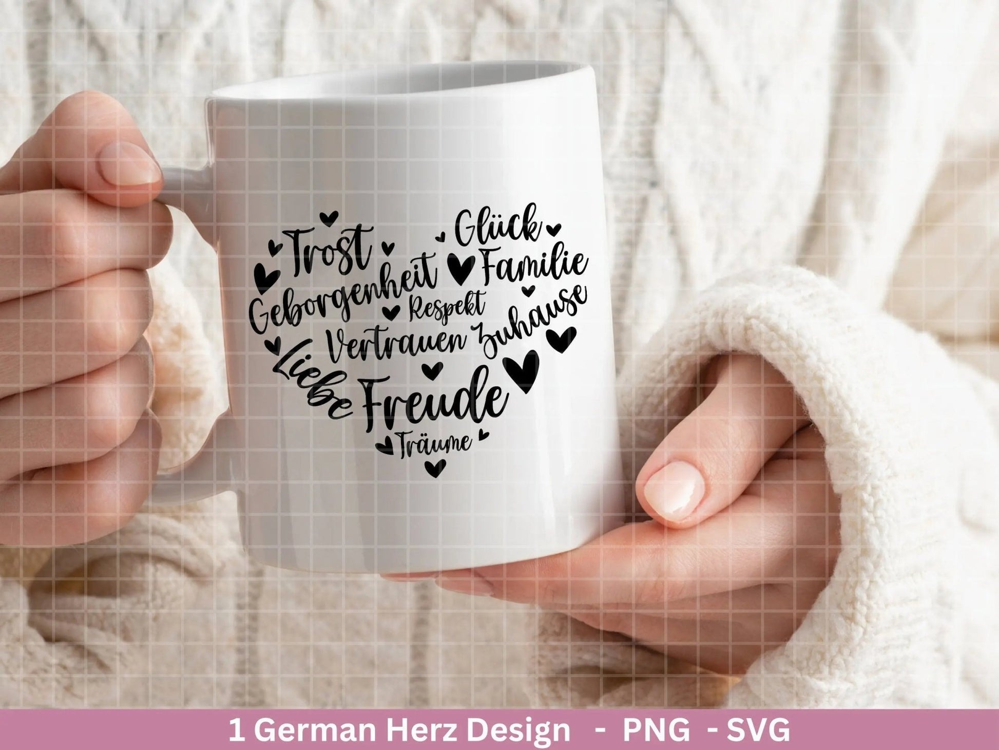 Deutsche Plotterdatei Herz Du bist - Plotterdatei Muttertag svg - Herz svg - Deutsche Sprüche svg - Plotterdatei Geburtstag - Cricut Datei