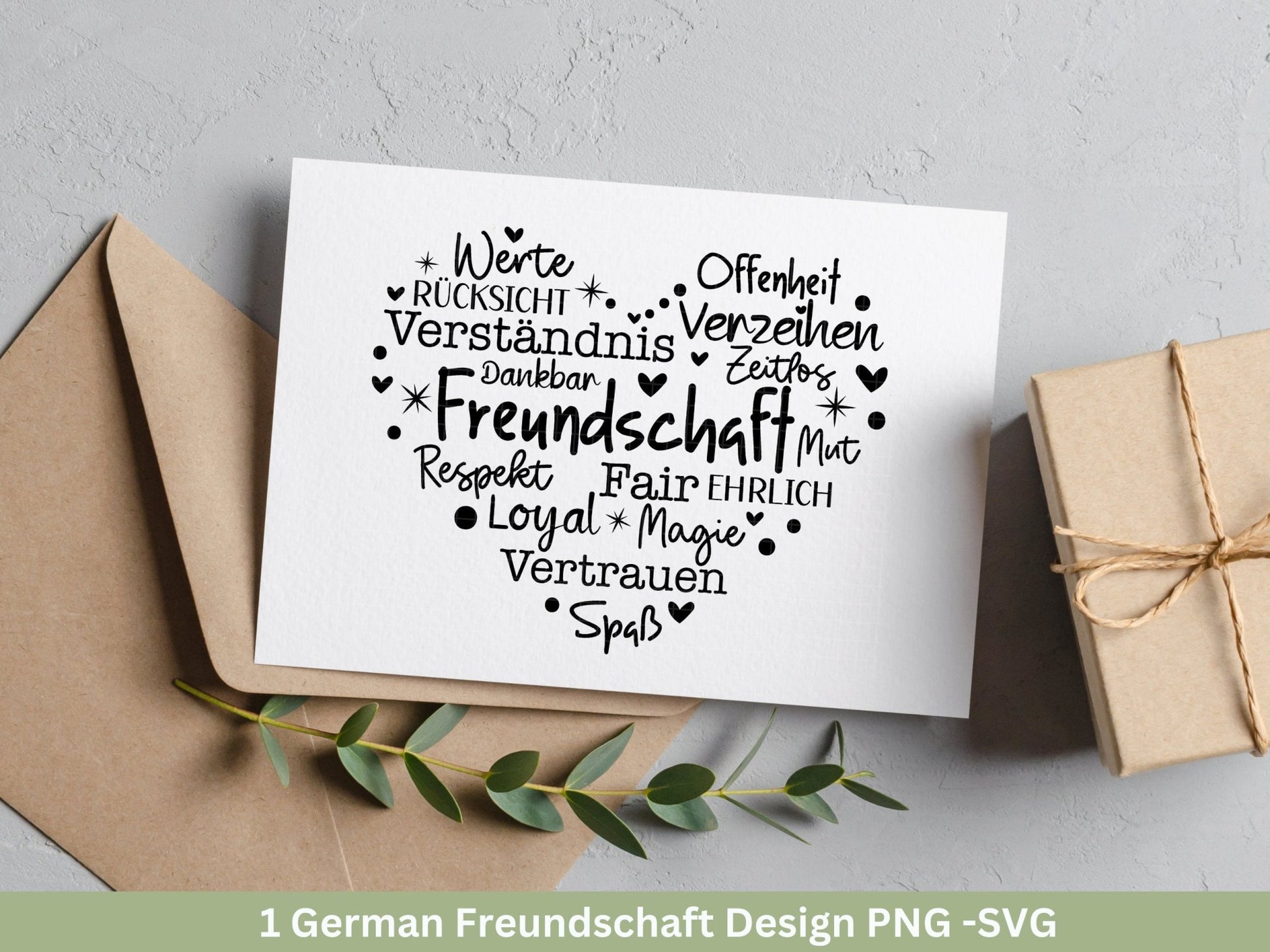 Deutsche Plotterdatei Herz Freundschaft- Plotterdatei Beste Freunde svg - Herz svg - Deutsche Sprüche svg - Freundin - Cricut Silhouette