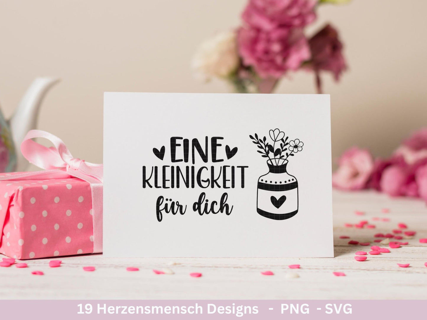 Deutsche Plotterdatei Herzensmensch - Danke Svg - Best Friends Svg - Von Herzen svg - Cricut - Lieblingsmensch Svg - Liebe svg - Laserdatei - EmidaDesign