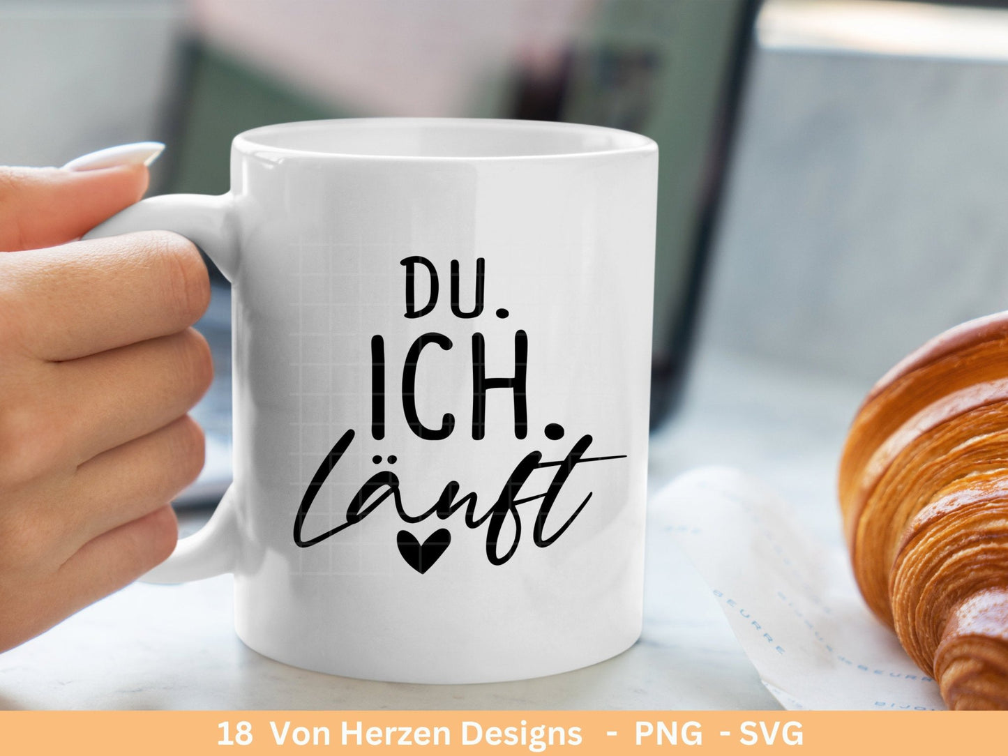 Deutsche Plotterdatei Herzensmensch- Danke Svg - Best Friends Svg - Von Herzen svg Cricut - Lieblingsmensch Svg - Schön das es dich gibt - EmidaDesign