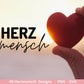 Deutsche Plotterdatei Herzmensch - Du bist toll - Lieblingsmensch - Cricut Silhouette Studio - Herzmensch Geschenk - Mit Liebe SVG Bundle - EmidaDesign