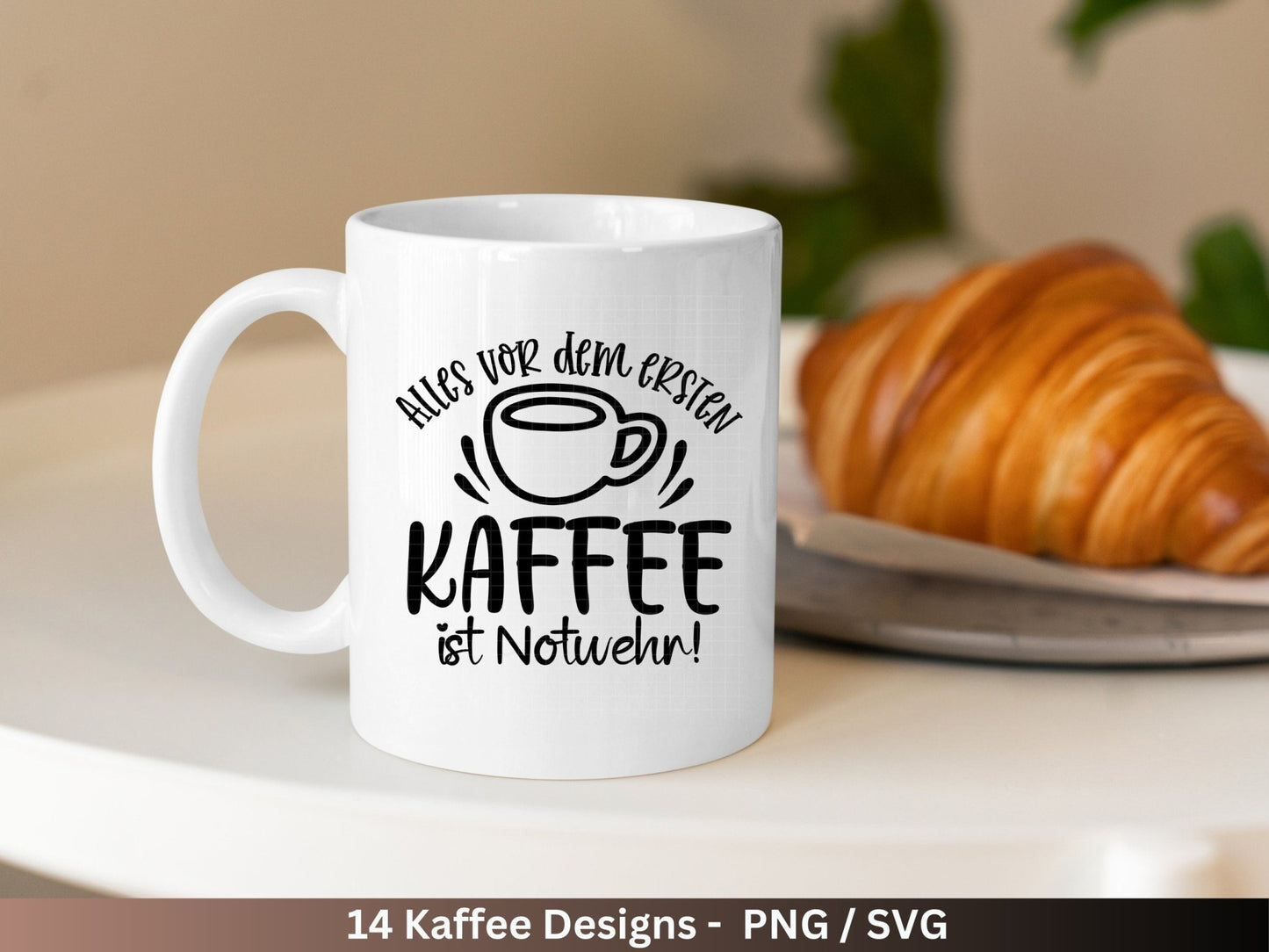 Deutsche Plotterdatei Kaffee - Kaffee svg Bundle - Kaffeetasse svg - Deutsche Sprüche Kaffee - Cricut Silhouette - Kaffee trinken lustig