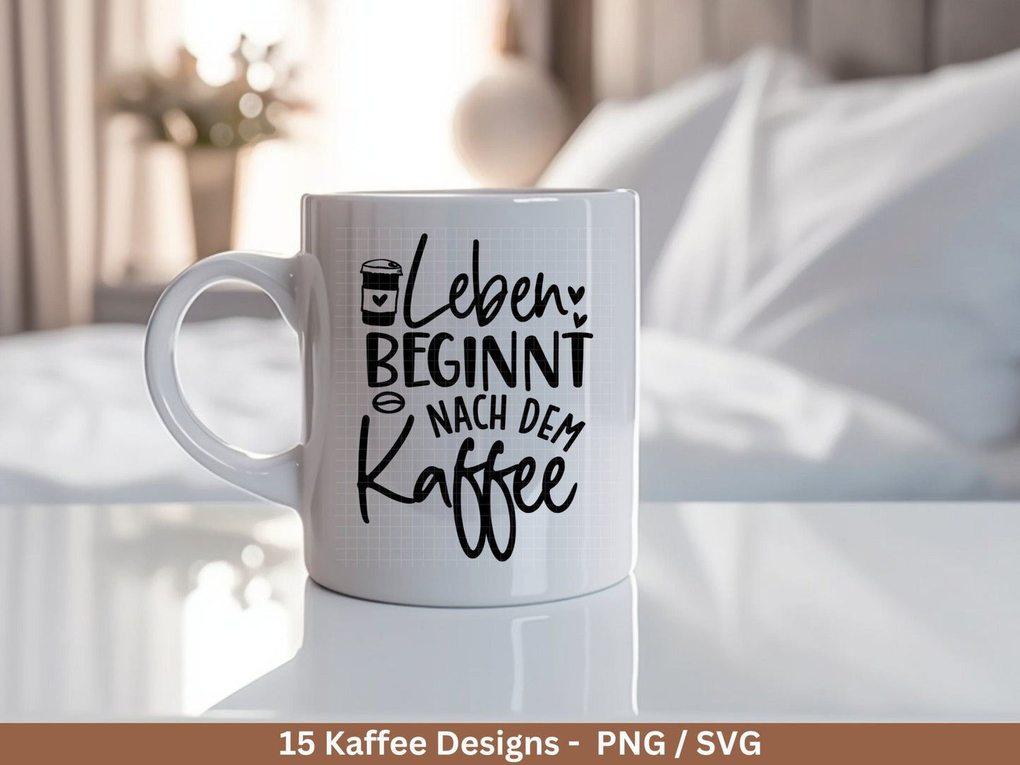 Deutsche Plotterdatei Kaffee - Kaffee svg Bundle - Kaffeetasse svg - Deutsche Sprüche Kaffee - Cricut Silhouette - Kaffee trinken lustig