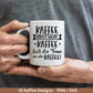 Deutsche Plotterdatei Kaffee - Kaffee svg Bundle - Kaffeetasse svg - Deutsche Sprüche Kaffee - Cricut Silhouette - Kaffee trinken lustig