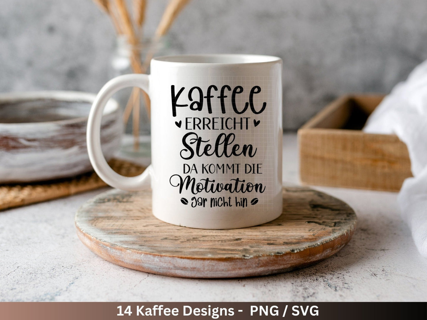 Deutsche Plotterdatei Kaffee - Kaffee svg Bundle - Kaffeetasse svg - Deutsche Sprüche Kaffee - Cricut Silhouette - Kaffee trinken lustig