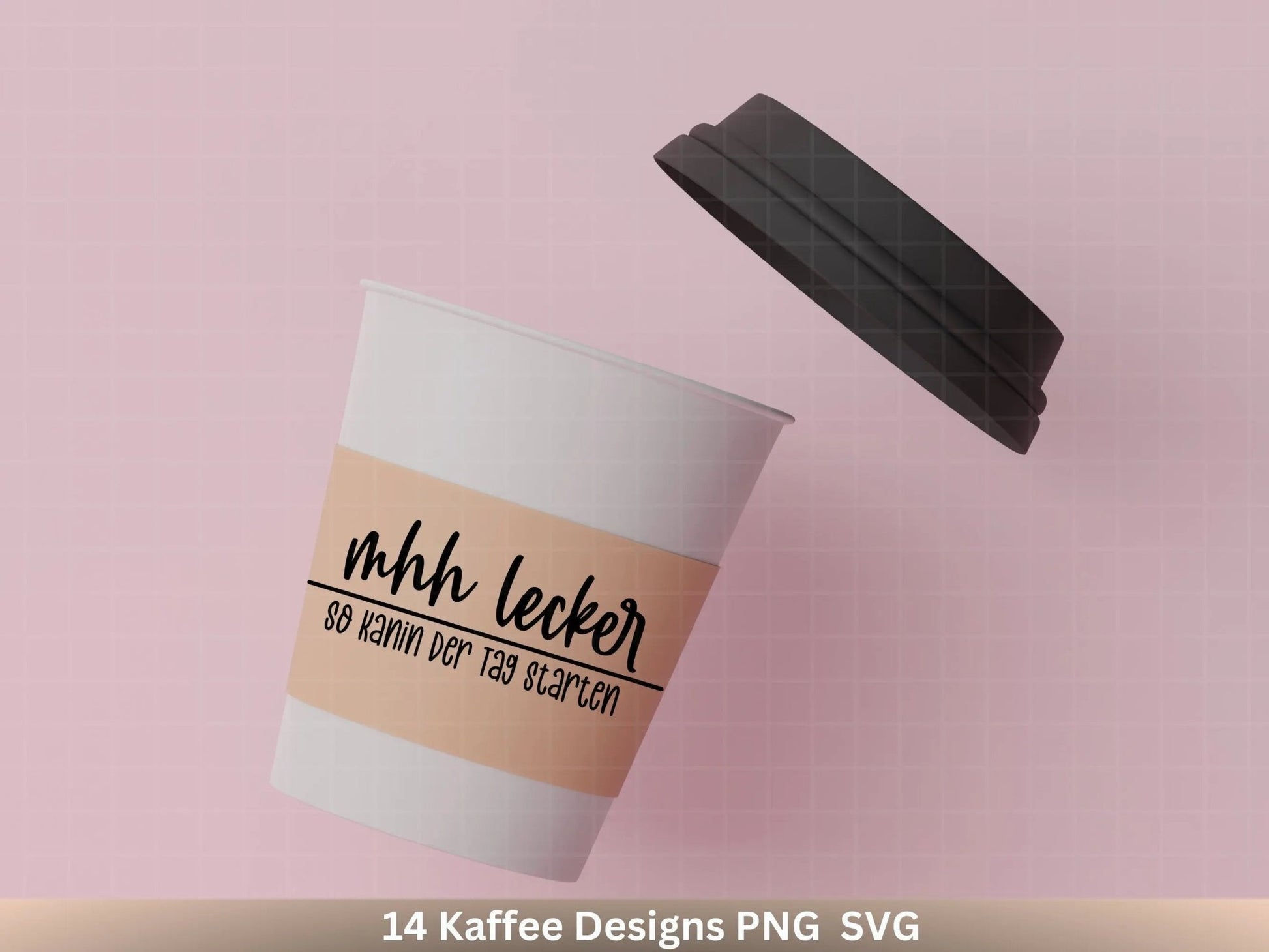 Deutsche Plotterdatei Kaffee - Kaffee svg Bundle - Kaffeetasse svg - Deutsche Sprüche Kaffee - Cricut Silhouette Studio Plotterdatei SVG