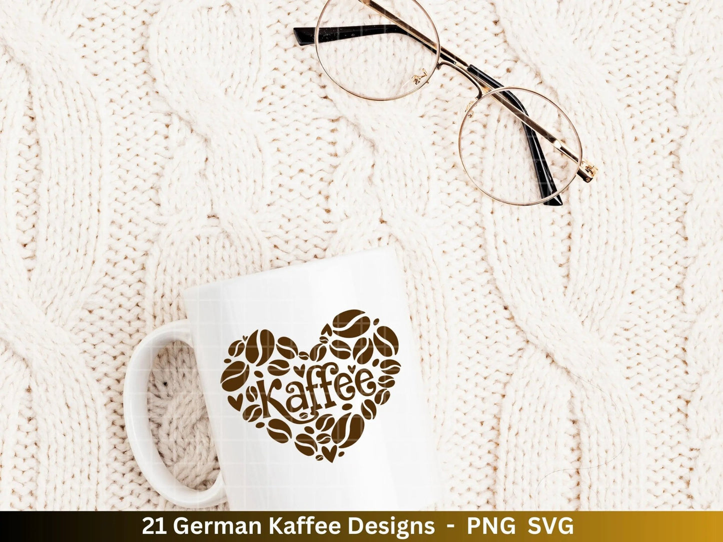 Deutsche Plotterdatei Kaffee - Kaffee svg Bundle - Kaffeetasse svg - Deutsche Sprüche Kaffee - Cricut Silhouette Studio Plotterdatei SVG