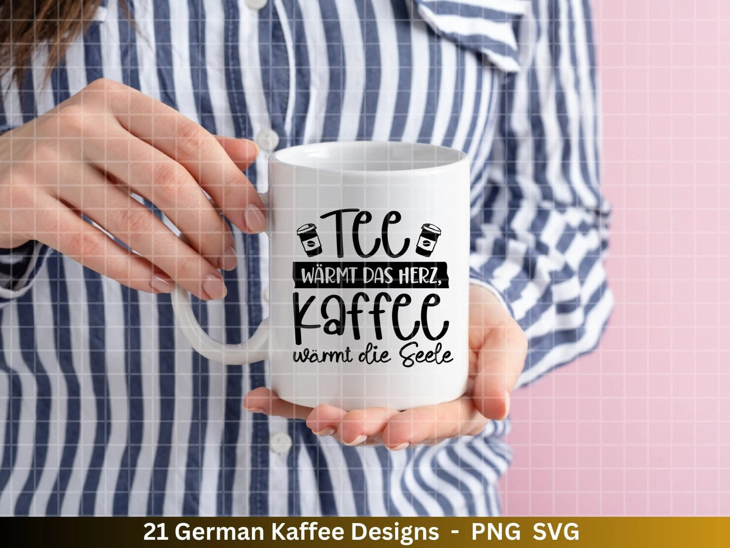 Deutsche Plotterdatei Kaffee - Kaffee svg Bundle - Kaffeetasse svg - Deutsche Sprüche Kaffee - Cricut Silhouette Studio Plotterdatei SVG