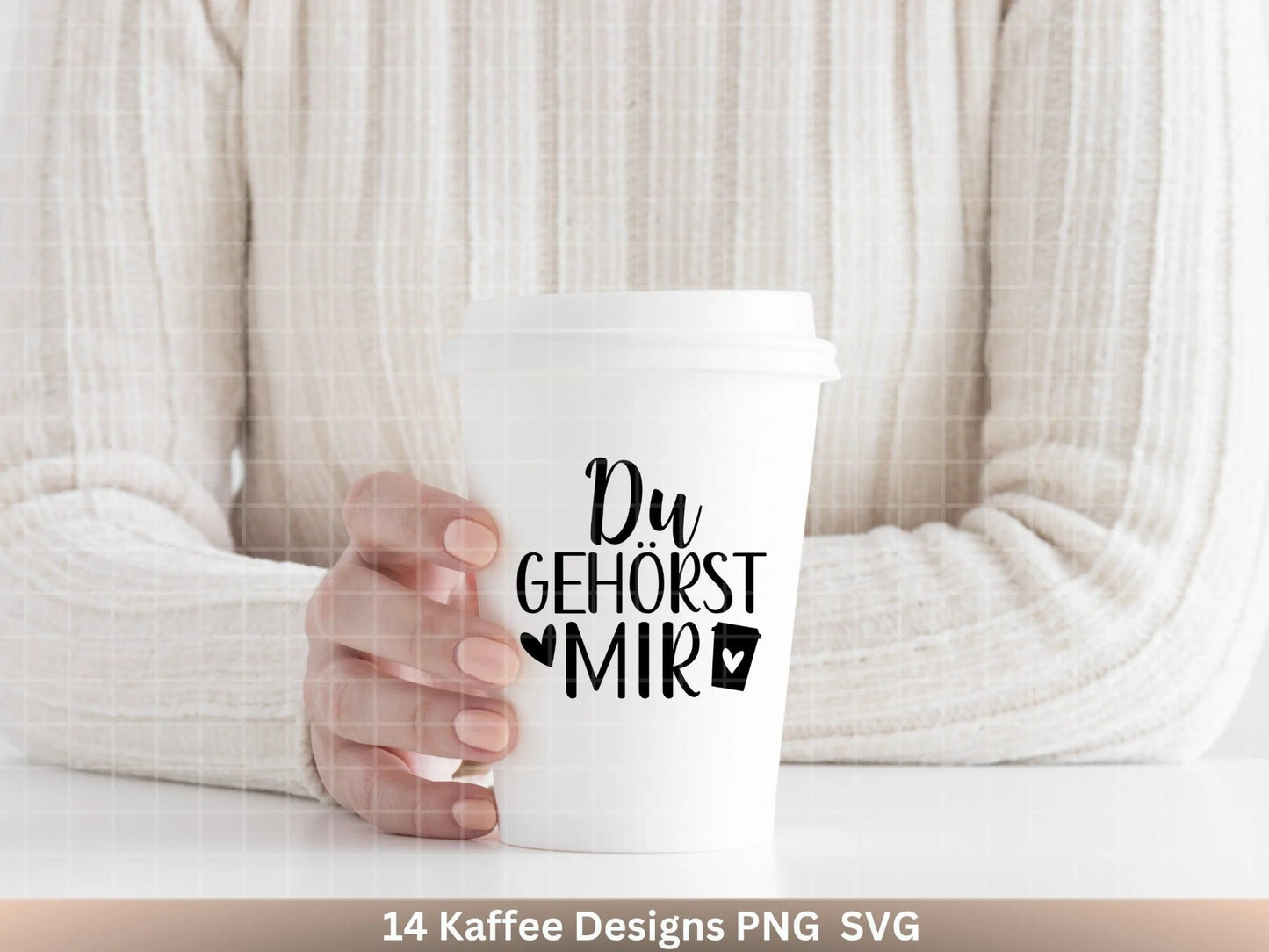 Deutsche Plotterdatei Kaffee - Kaffee svg Bundle - Kaffeetasse svg - Deutsche Sprüche Kaffee - Cricut Silhouette Studio Plotterdatei SVG