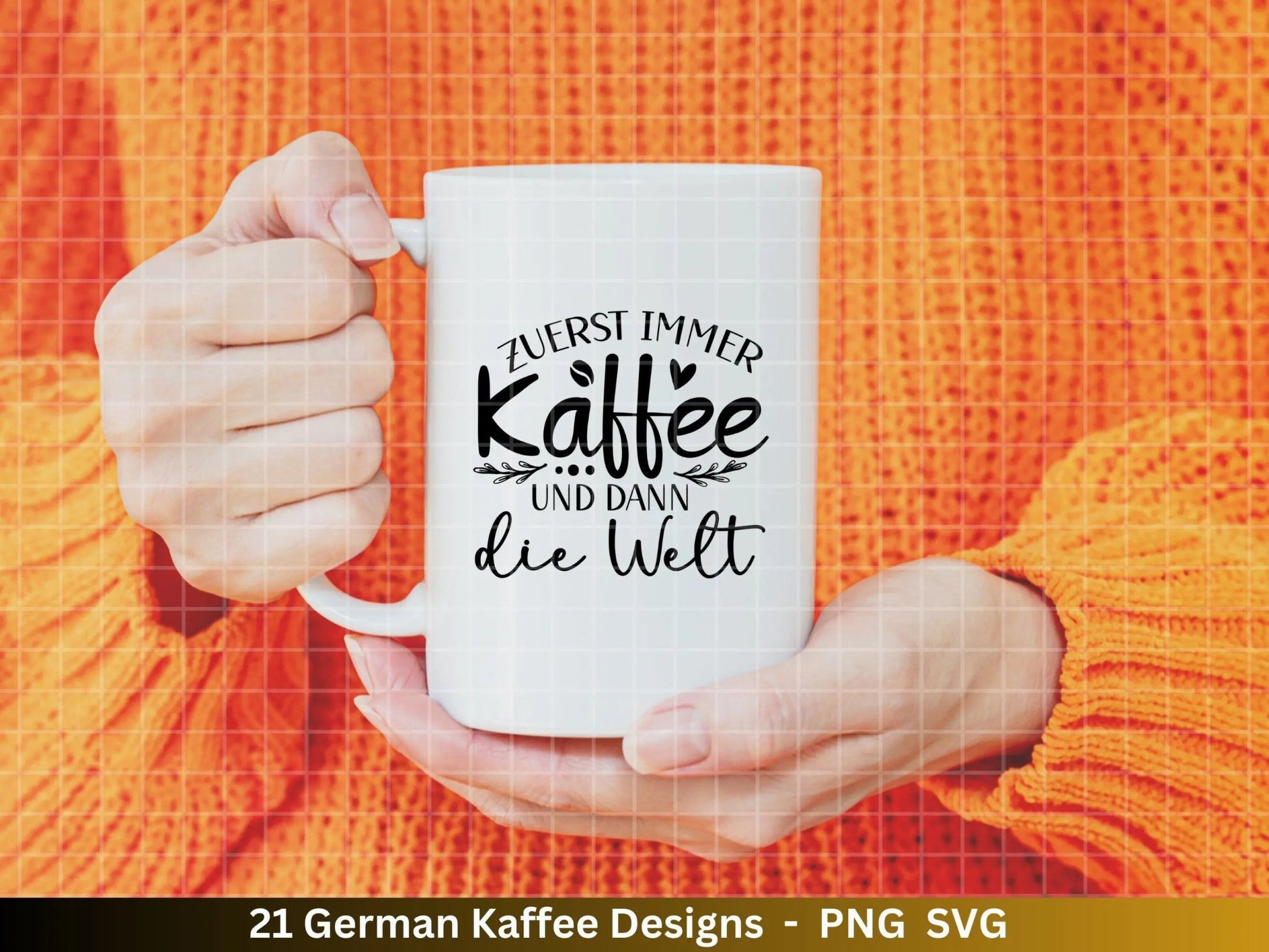 Deutsche Plotterdatei Kaffee - Kaffee svg Bundle - Kaffeetasse svg - Deutsche Sprüche Kaffee - Cricut Silhouette Studio Plotterdatei SVG