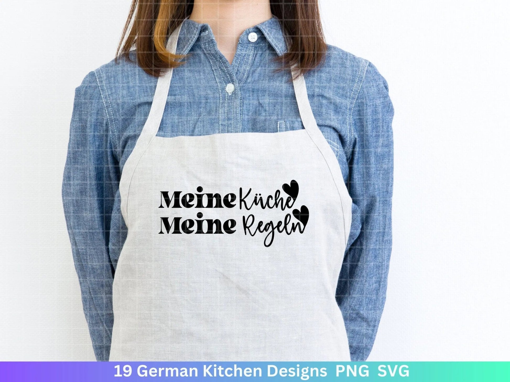 Deutsche Plotterdatei Küche Svg - Kochen svg Bundle - Chefkoch svg - Deutsche Sprüche Küche - Cricut Silhouette Studio Plotterdatei SVG