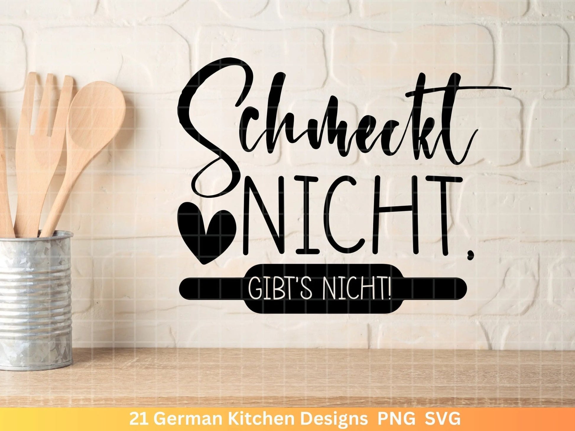 Deutsche Plotterdatei Küche Svg - Kochen svg Bundle - Chefkoch svg - Deutsche Sprüche Küche - Cricut Silhouette Studio Plotterdatei SVG