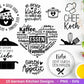 Deutsche Plotterdatei Küche Svg - Kochen svg Bundle - Chefkoch svg - Deutsche Sprüche Küche - Cricut Silhouette Studio Plotterdatei SVG - EmidaDesign