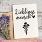 Deutsche Plotterdatei Lieblingsmensch - Du bist toll - Cricut Silhouette Studio Plotterdatei - Herzmensch Geschenk - Mit Liebe SVG Bundle