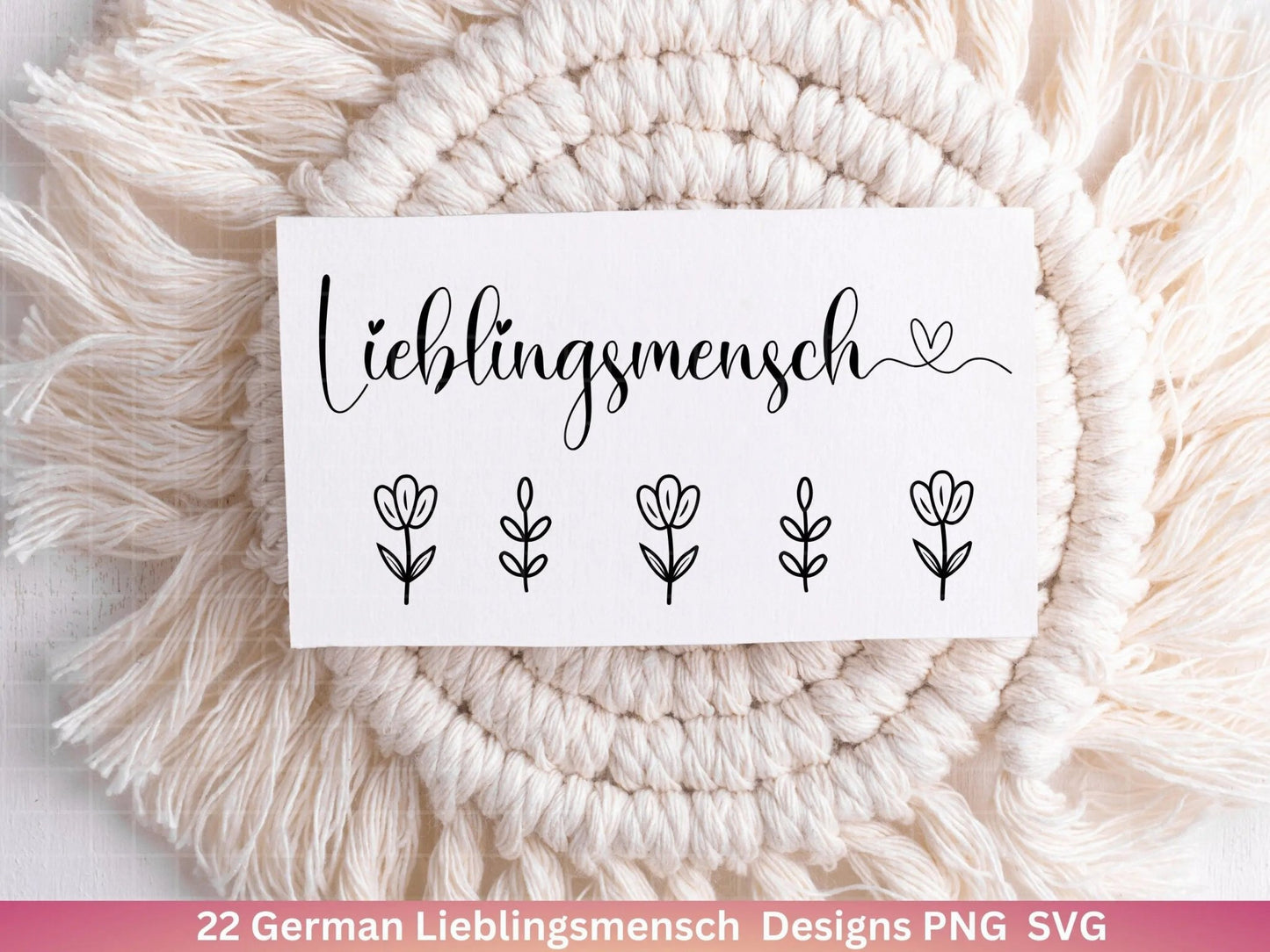 Deutsche Plotterdatei Lieblingsmensch - Du bist toll - Cricut Silhouette Studio Plotterdatei - Herzmensch Geschenk - Mit Liebe SVG Bundle