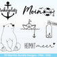 Deutsche Plotterdatei Maritim - Moin Plotterdatei - Nautical Clipart - Ankerplatz svg - Möwen svg - Wilkommen im Norden svg - Cricut Ahoi - EmidaDesign