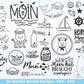 Deutsche Plotterdatei Maritim - Moin Plotterdatei - Nautical Clipart - Ankerplatz svg - Möwen svg - Wilkommen im Norden svg - Cricut Ahoi - EmidaDesign