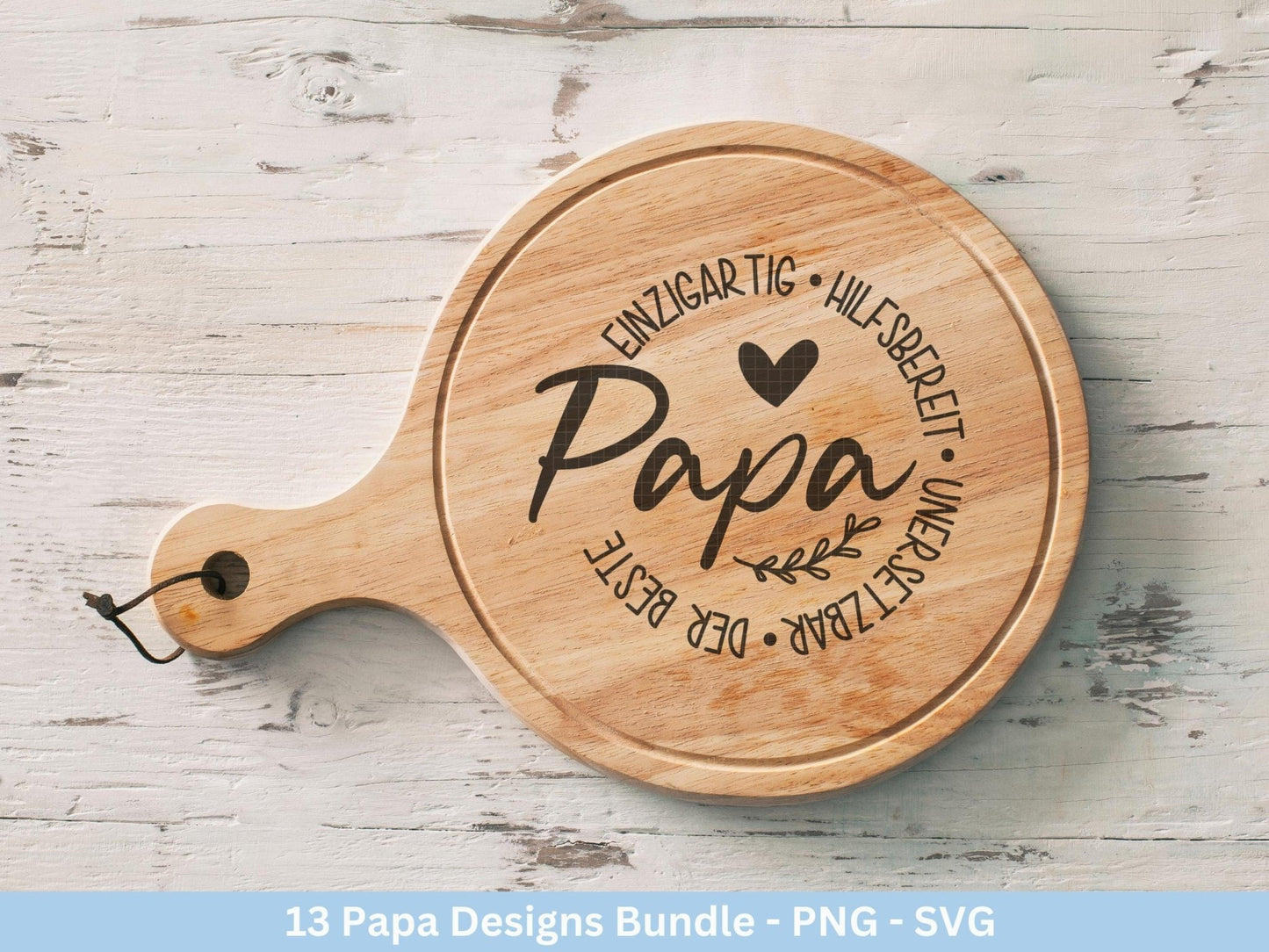 Deutsche Plotterdatei Papa - Vatertagsgeschenk - Papa svg - Deutsche Sprüche Svg - Familie Svg - Cricut svg - Laserdatei Papa - Geschenk Papa - EmidaDesign