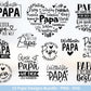 Deutsche Plotterdatei Papa - Vatertagsgeschenk - Papa svg - Deutsche Sprüche Svg - Familie Svg - Cricut svg - Laserdatei Papa - Geschenk Papa - EmidaDesign