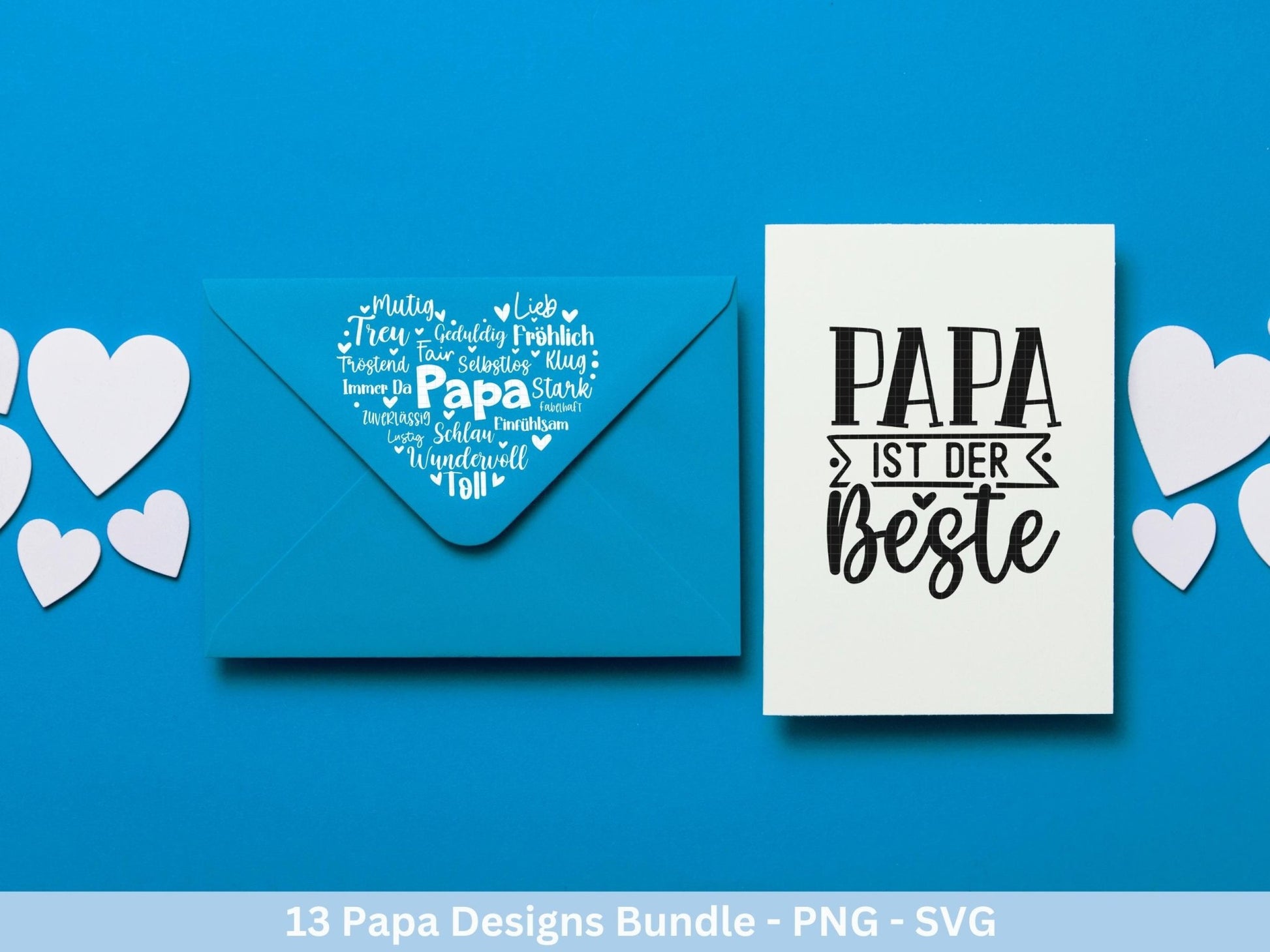 Deutsche Plotterdatei Papa - Vatertagsgeschenk - Papa svg - Deutsche Sprüche Svg - Familie Svg - Cricut svg - Laserdatei Papa - Geschenk Papa - EmidaDesign