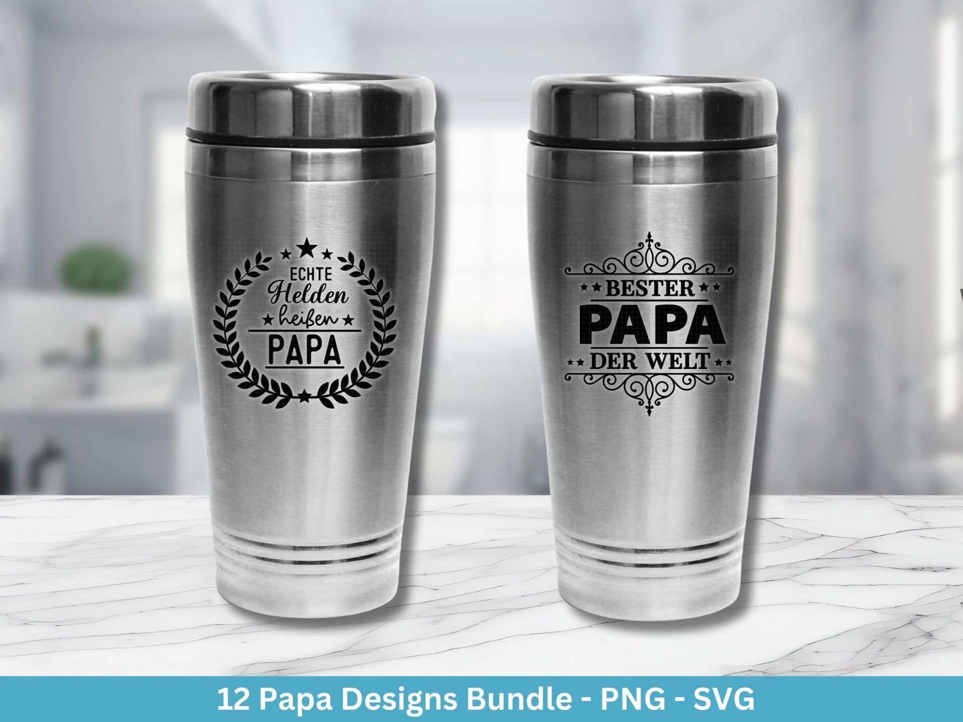 Deutsche Plotterdatei Papa - Vatertagsgeschenk - Papa svg - Deutsche Sprüche Svg - Familie Svg - Cricut svg - Laserdatei Papa - Geschenk Papa - EmidaDesign