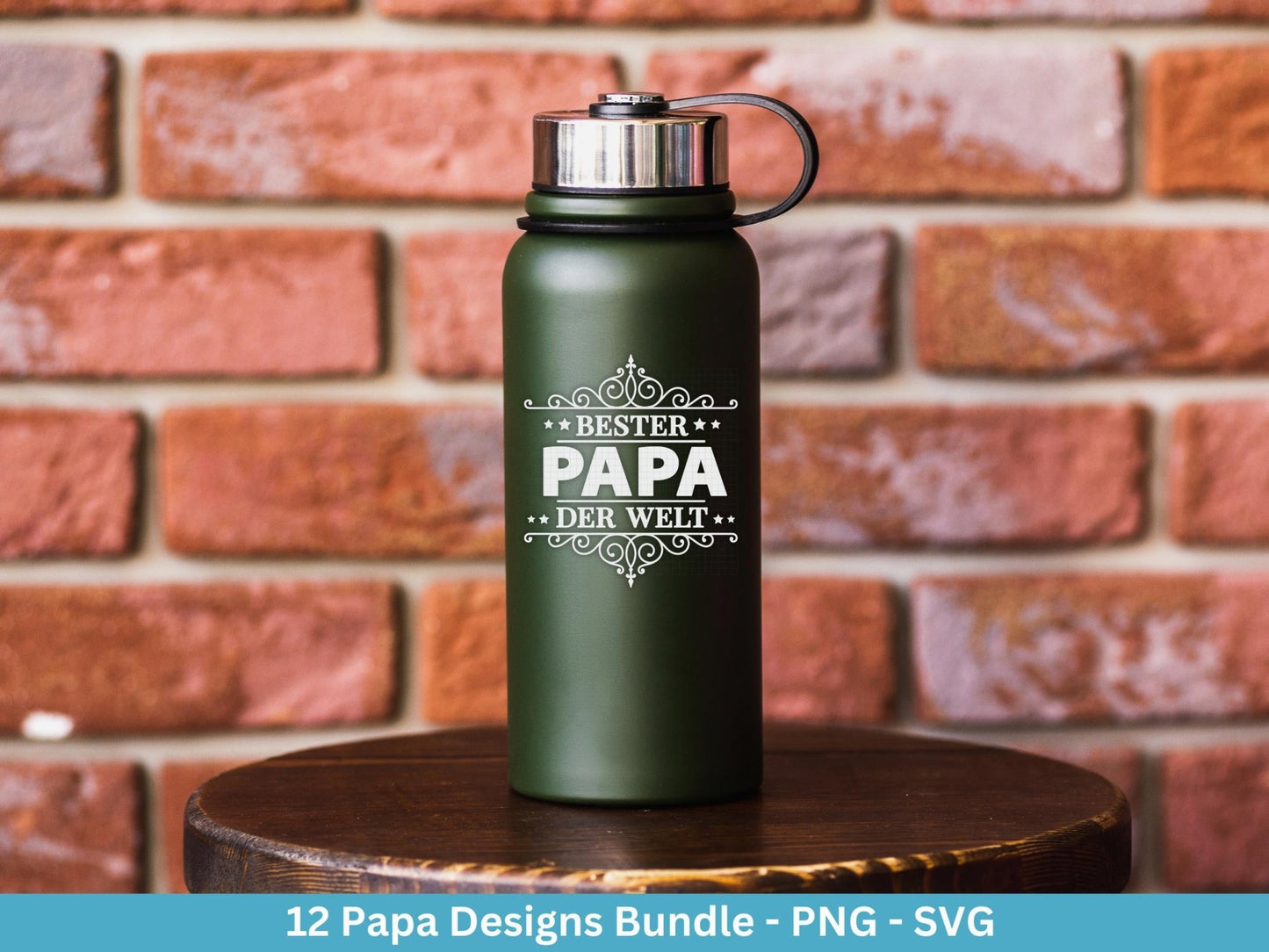 Deutsche Plotterdatei Papa - Vatertagsgeschenk - Papa svg - Deutsche Sprüche Svg - Familie Svg - Cricut svg - Laserdatei Papa - Geschenk Papa - EmidaDesign