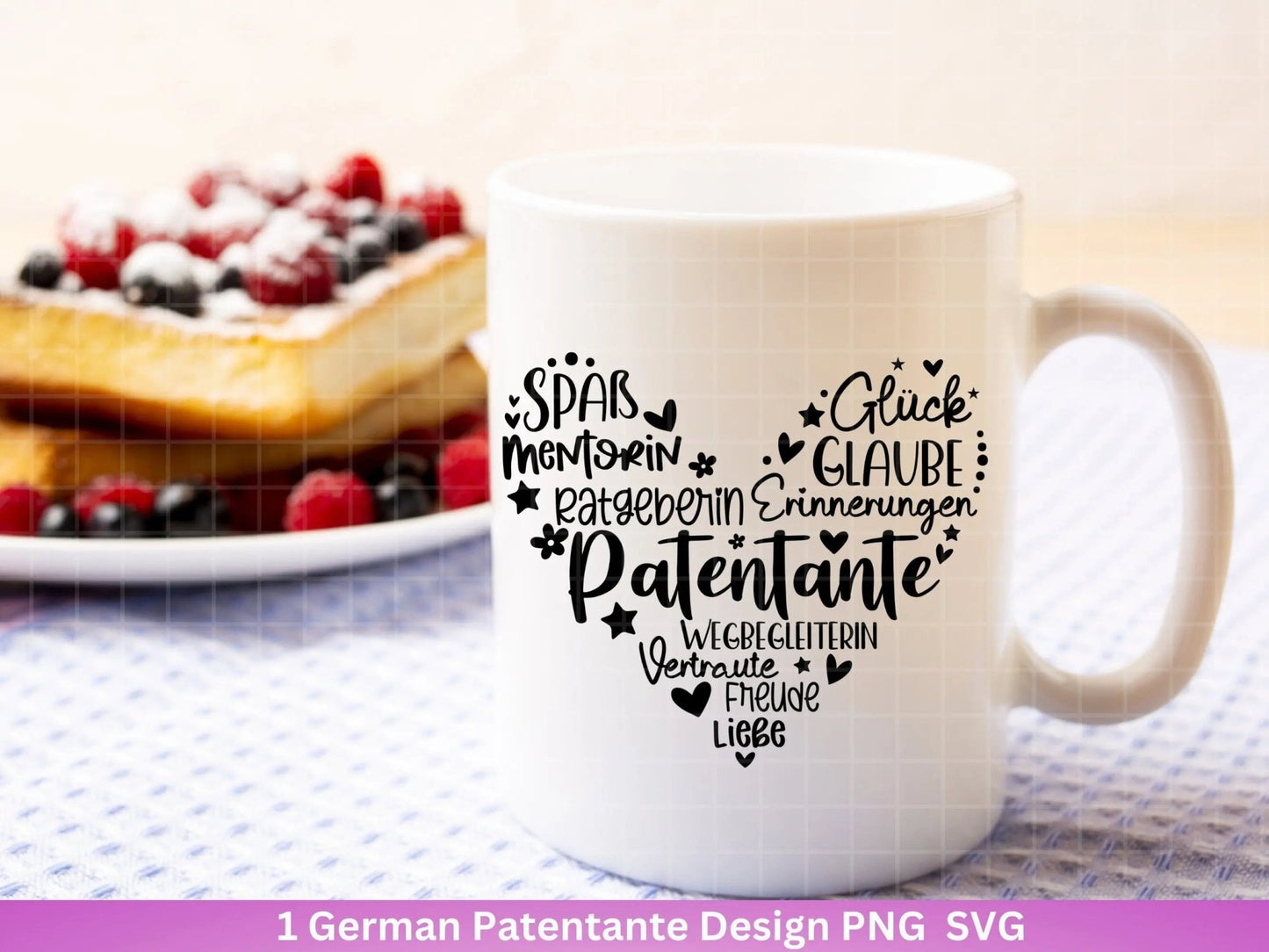 Deutsche Plotterdatei Patentante - Plotterdatei Herz svg - Patentante svg - Deutsche Sprüche svg - Plotterdatei Geschenk - Cricut Datei