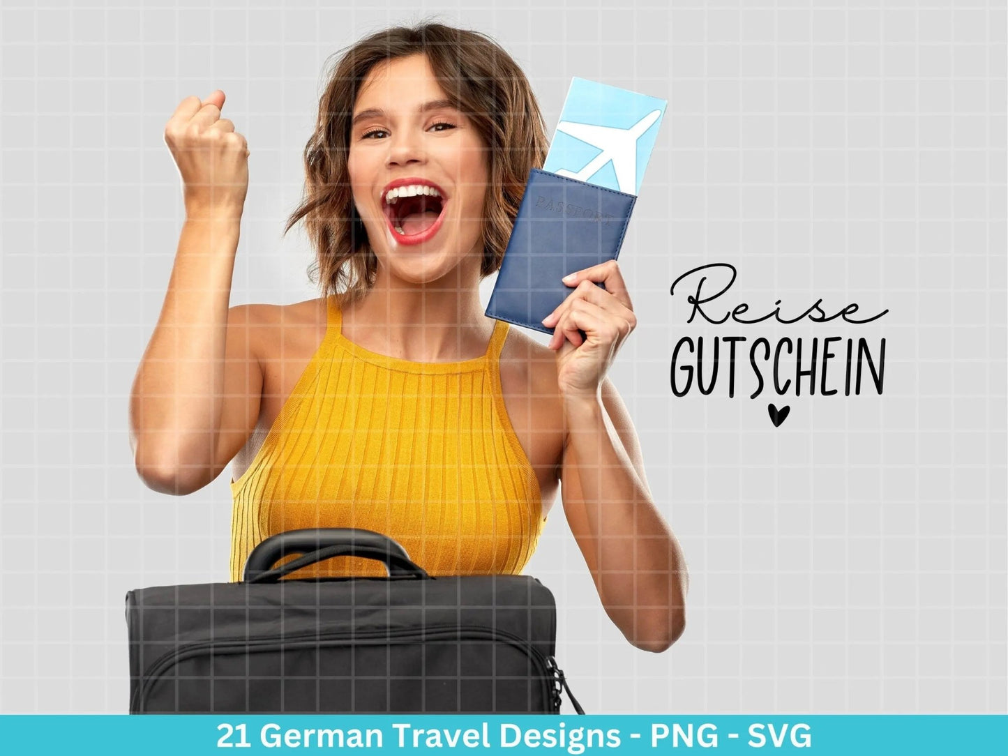 Deutsche Plotterdatei Reisen svg png Bundle - Koffer svg- Sommer svg - Reisen svg - Cricut Silhouette Studio - Reisen Sprüche - Urlaub svg