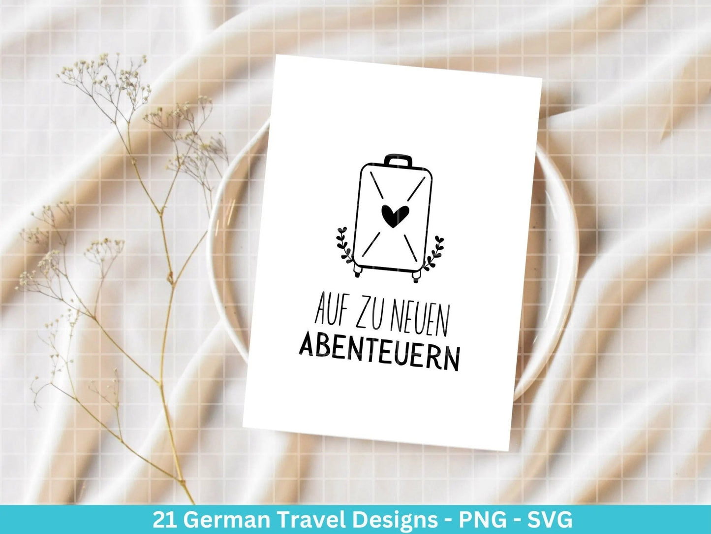 Deutsche Plotterdatei Reisen svg png Bundle - Koffer svg- Sommer svg - Reisen svg - Cricut Silhouette Studio - Reisen Sprüche - Urlaub svg