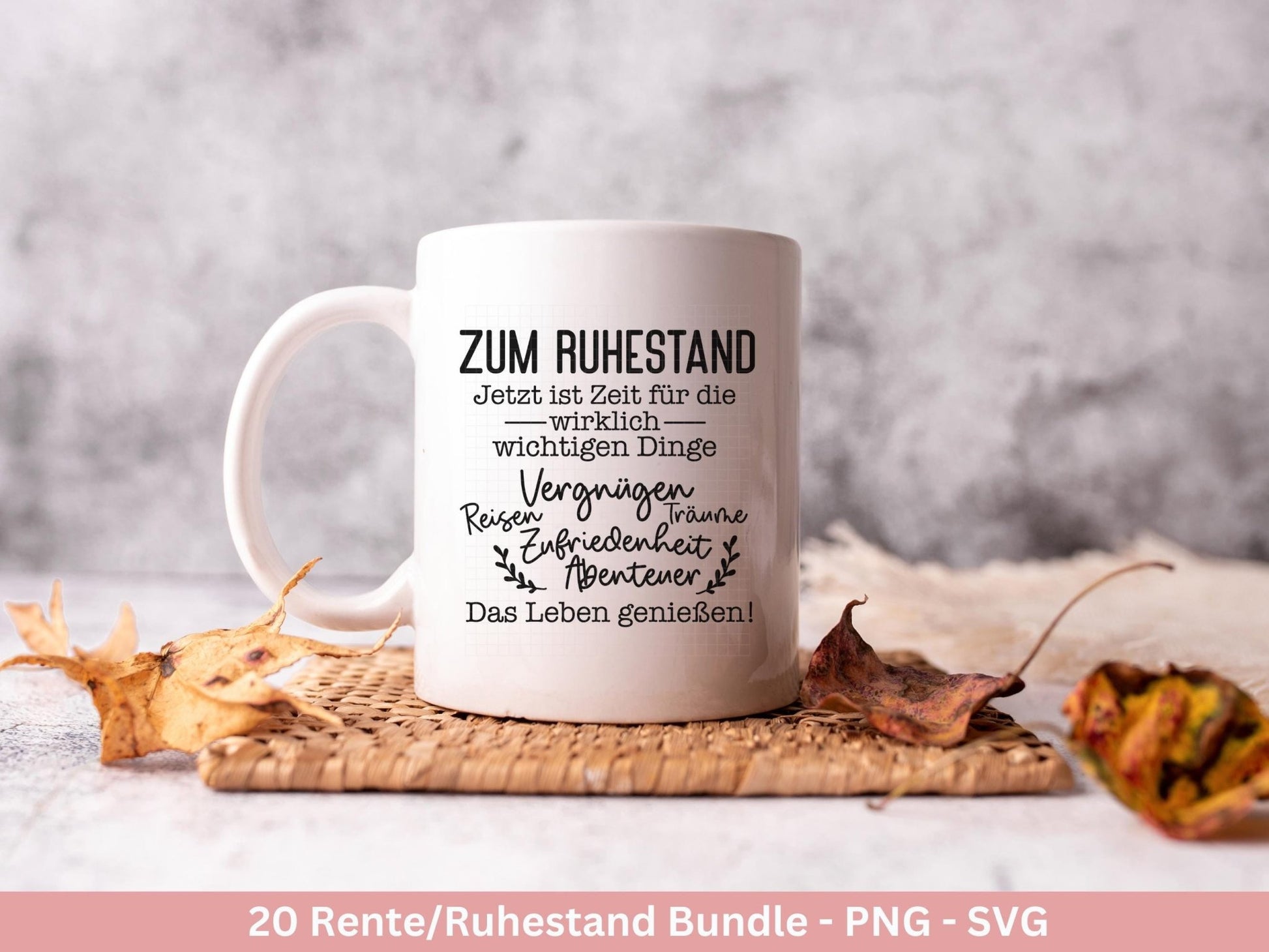 Deutsche Plotterdatei Rente - Rentner Sprüche - Geschenk zur Rente - Herz svg - Ruhestand svg - Deutsche Sprüche - Laserdatei - Cricut - EmidaDesign