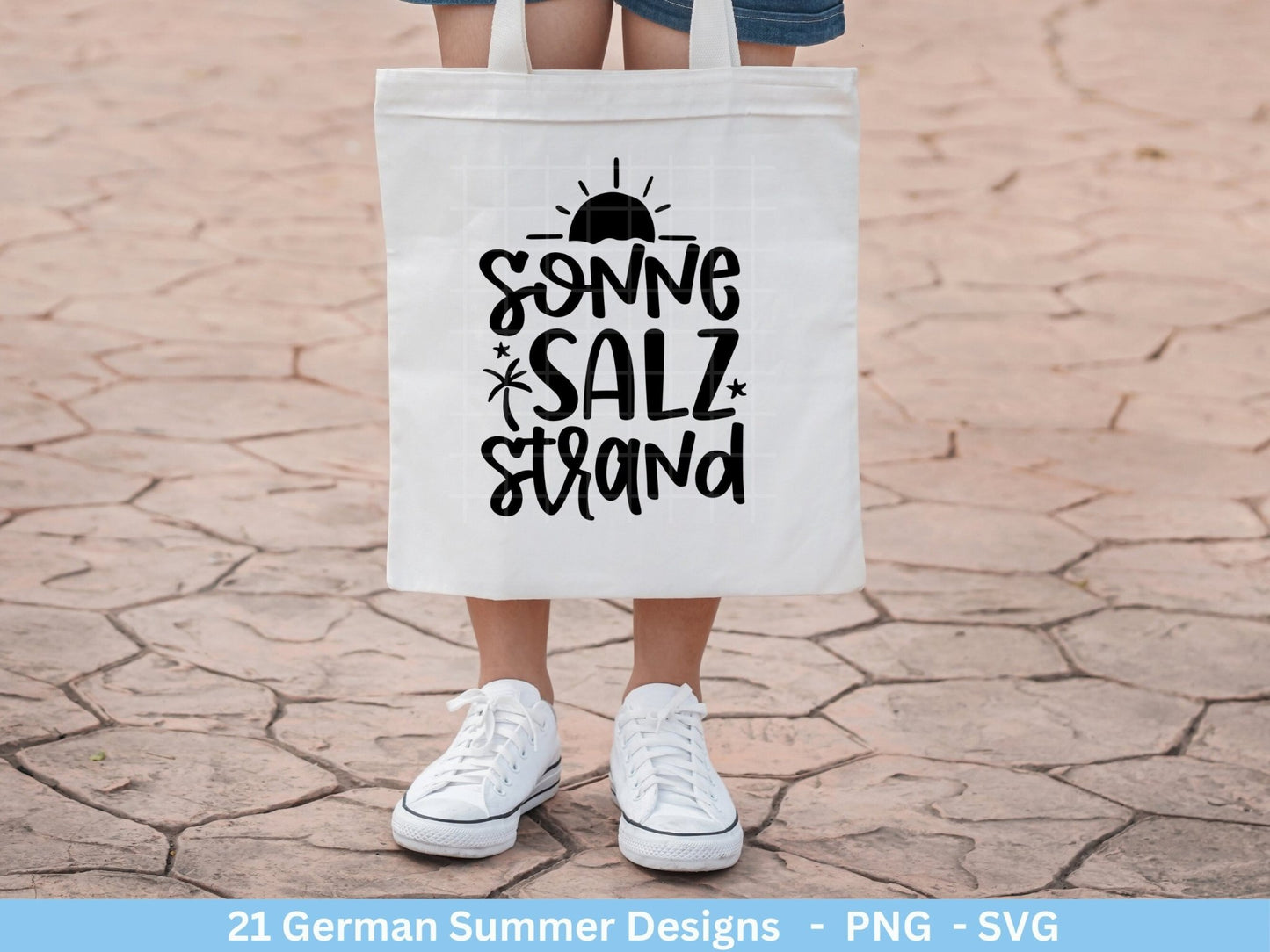 Deutsche Plotterdatei Sommer Urlaub - Strand svg- Sommer svg - Hallo Sommer svg - Cricut Silhouette - Sommer Spruch svg - Vitamin See - EmidaDesign