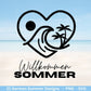 Deutsche Plotterdatei Sommer Urlaub - Strand svg- Sommer svg - Hallo Sommer svg - Cricut Silhouette - Sommer Spruch svg - Vitamin See - EmidaDesign