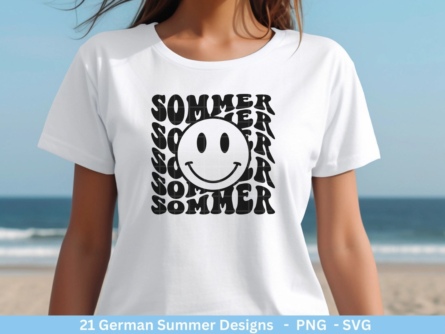 Deutsche Plotterdatei Sommer Urlaub - Strand svg- Sommer svg - Hallo Sommer svg - Cricut Silhouette - Sommer Spruch svg - Vitamin See - EmidaDesign