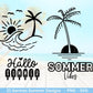 Deutsche Plotterdatei Sommer Urlaub - Strand svg- Sommer svg - Hallo Sommer svg - Cricut Silhouette - Sommer Spruch svg - Vitamin See - EmidaDesign