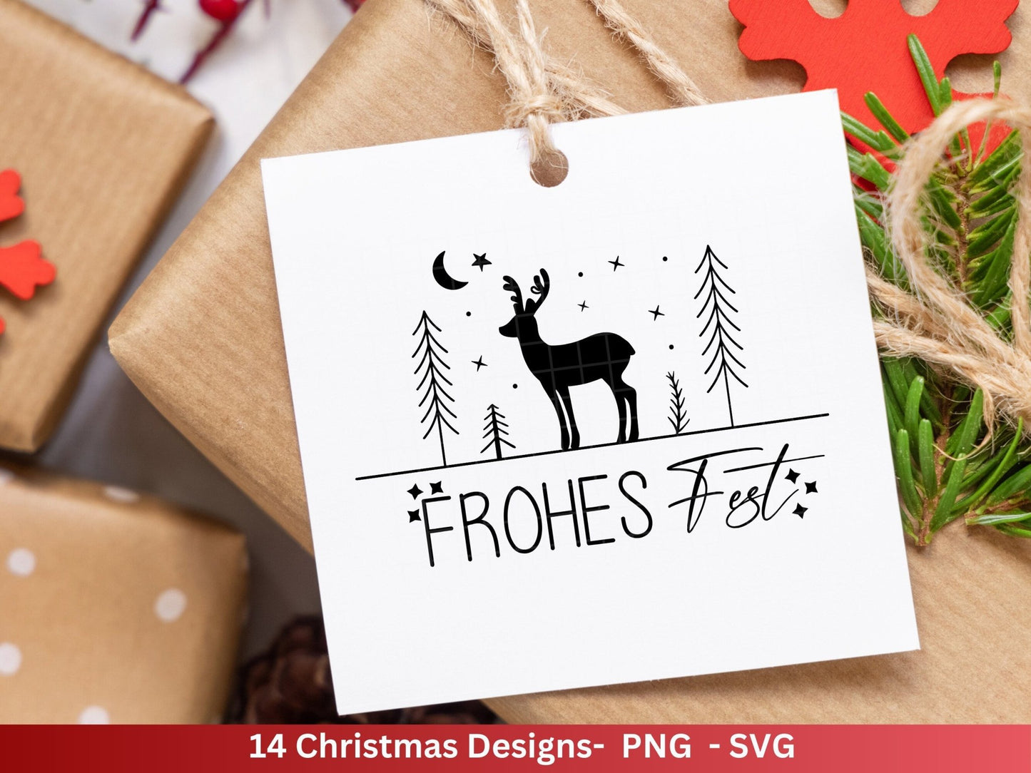 Deutsche Plotterdatei Weihnachten - Schriftzüge Weihnachten deutsch - Weihnachtshäuser - Plotterdatei Home - Winterzauber - Oh Tannenbaum - EmidaDesign