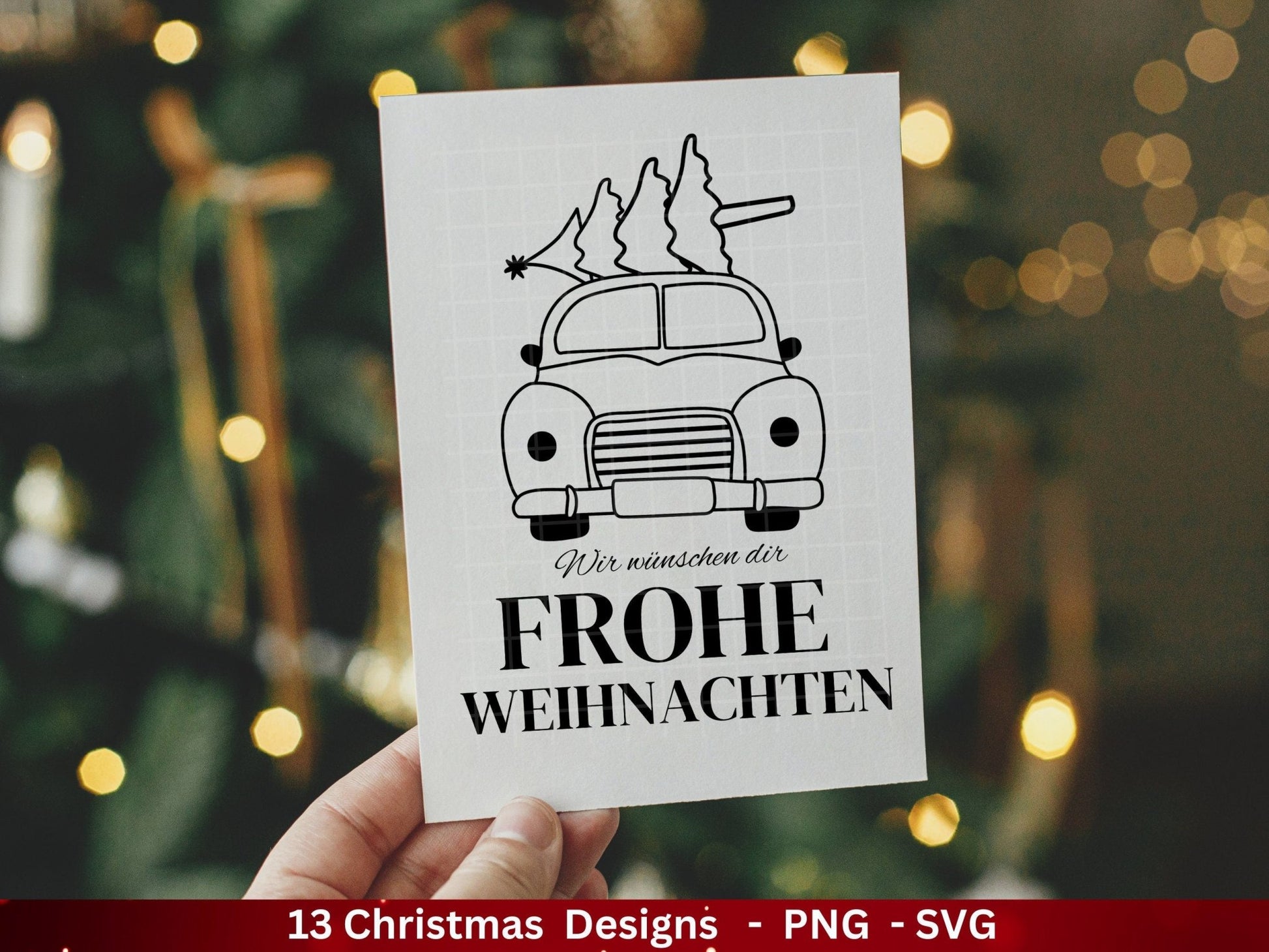 Deutsche Plotterdatei Weihnachten - Schriftzüge Weihnachten deutsch - Weihnachtshäuser - Plotterdatei Home - Winterzauber - Oh Tannenbaum - EmidaDesign