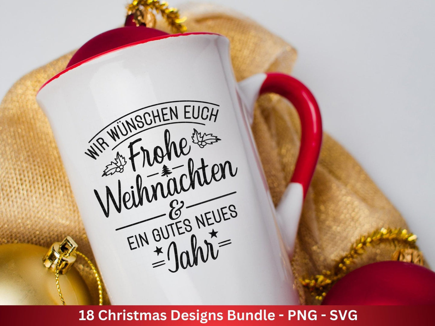 Deutsche Plotterdatei Weihnachten - Schriftzüge Weihnachten deutsch - Weihnachtshäuser - Plotterdatei Home - Winterzauber - Weihnachten Svg - EmidaDesign