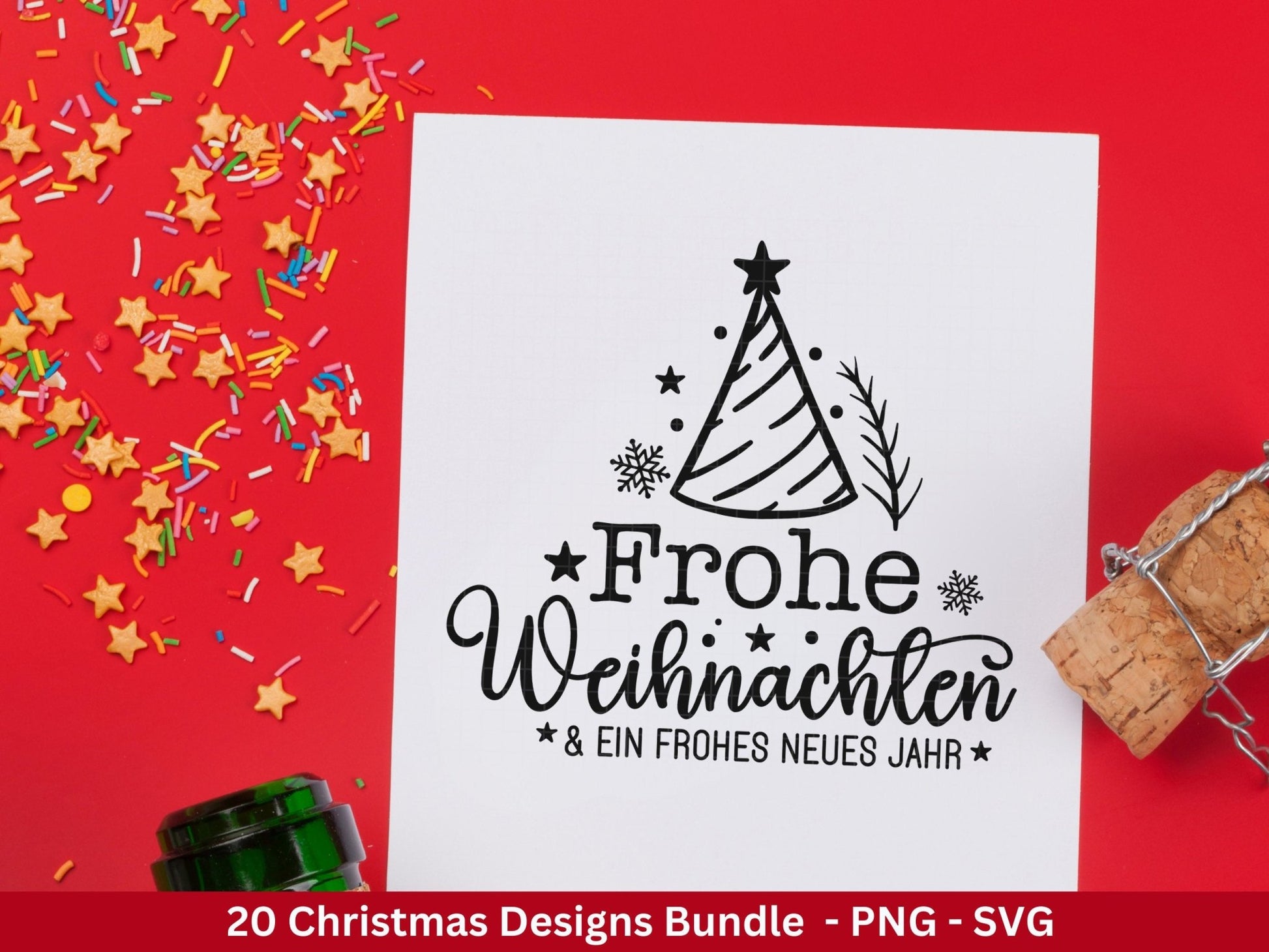 Deutsche Plotterdatei Weihnachten - Schriftzüge Weihnachten deutsch - Weihnachtshäuser - Weihnachten svg - Winterzauber - Weihnachtswichtel - EmidaDesign