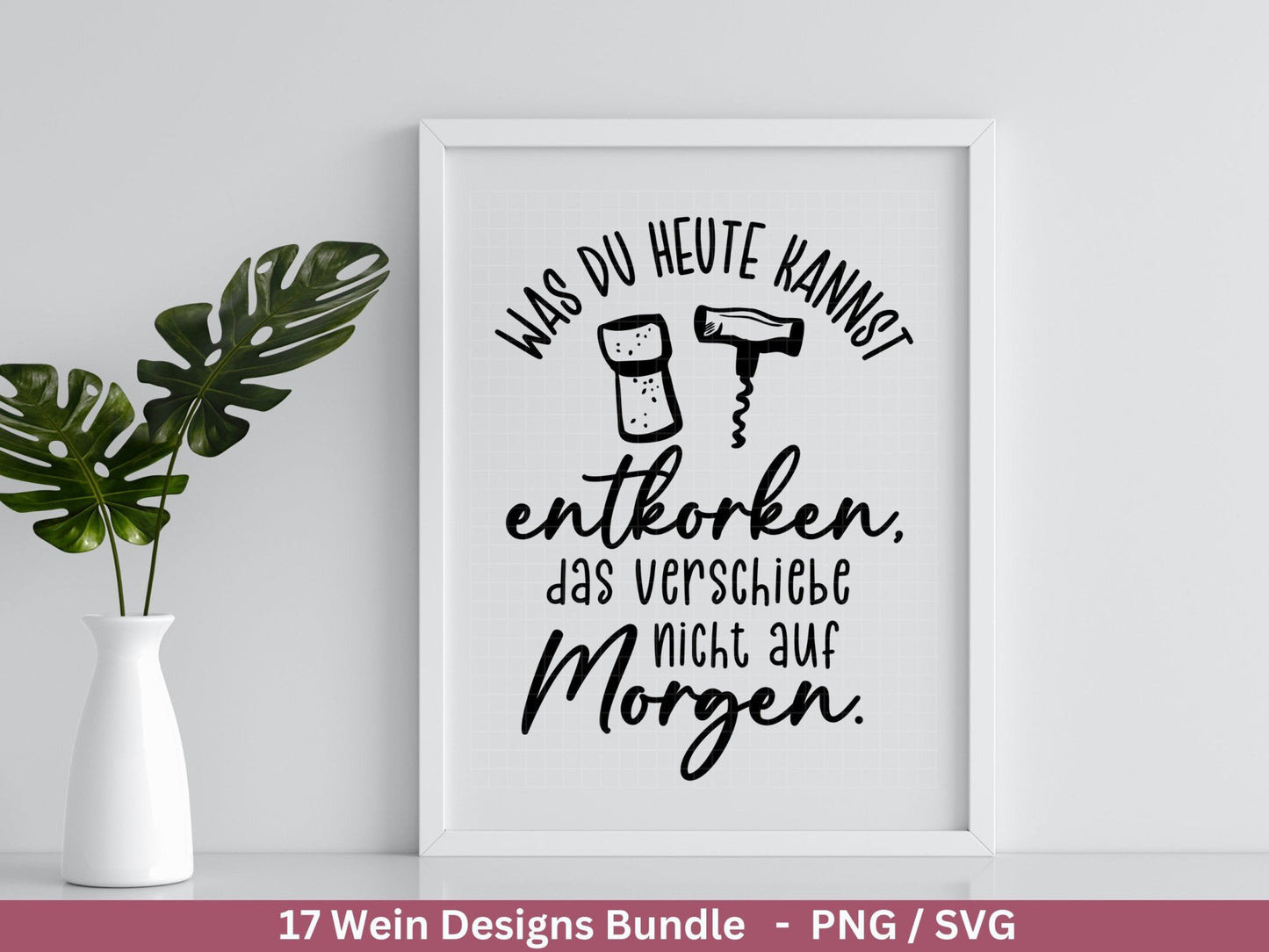 Deutsche Plotterdatei Wein Sprüche Bundle - Wein svg - Wein Sprüche Svg - Cricut Silhouette Studio Plotterdatei - Alcohol svg Untersetzer