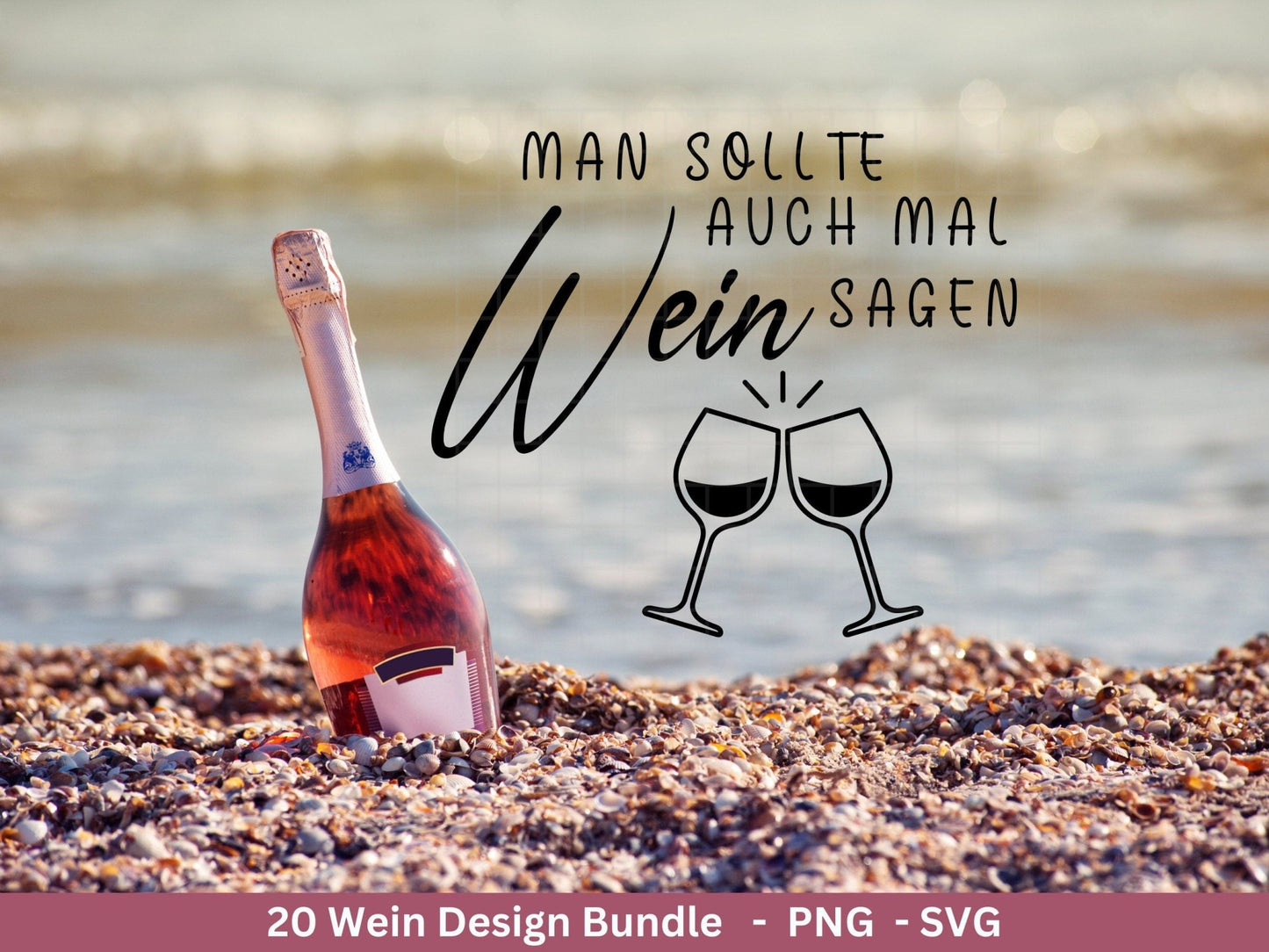 Deutsche Plotterdatei Wein Sprüche Bundle - Wein svg - Wein Sprüche Svg - Cricut Silhouette Studio Plotterdatei - Alcohol svg Untersetzer - EmidaDesign