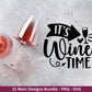 Deutsche Plotterdatei Wein Sprüche Bundle - Wein svg - Wein Sprüche Svg - Cricut Svg - Wine o clock - Alkohol svg - Untersetzer Sprüche - EmidaDesign